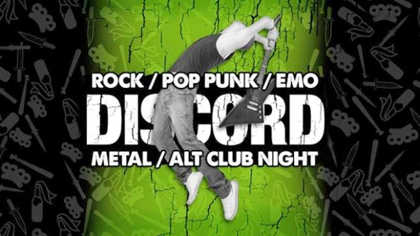 DISCORD – ROCK, POP PUNK, EMO, METAL & ALTERNATIVE ANTHEMS! at The Moles in Bath on 22 May 2019