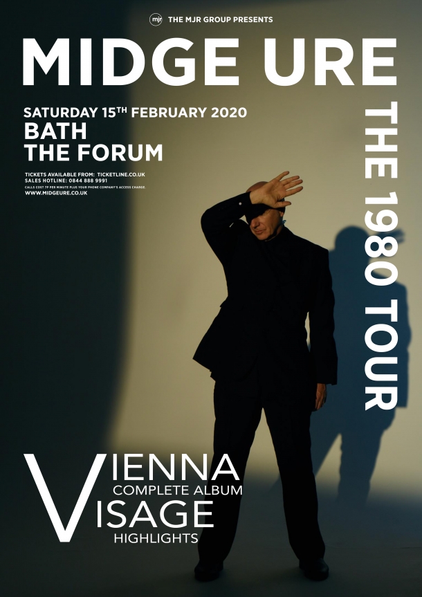 Midge Ure - The 1980 Tour, Vienna & Visage at The Forum in Bath on Saturday 15 February 2020