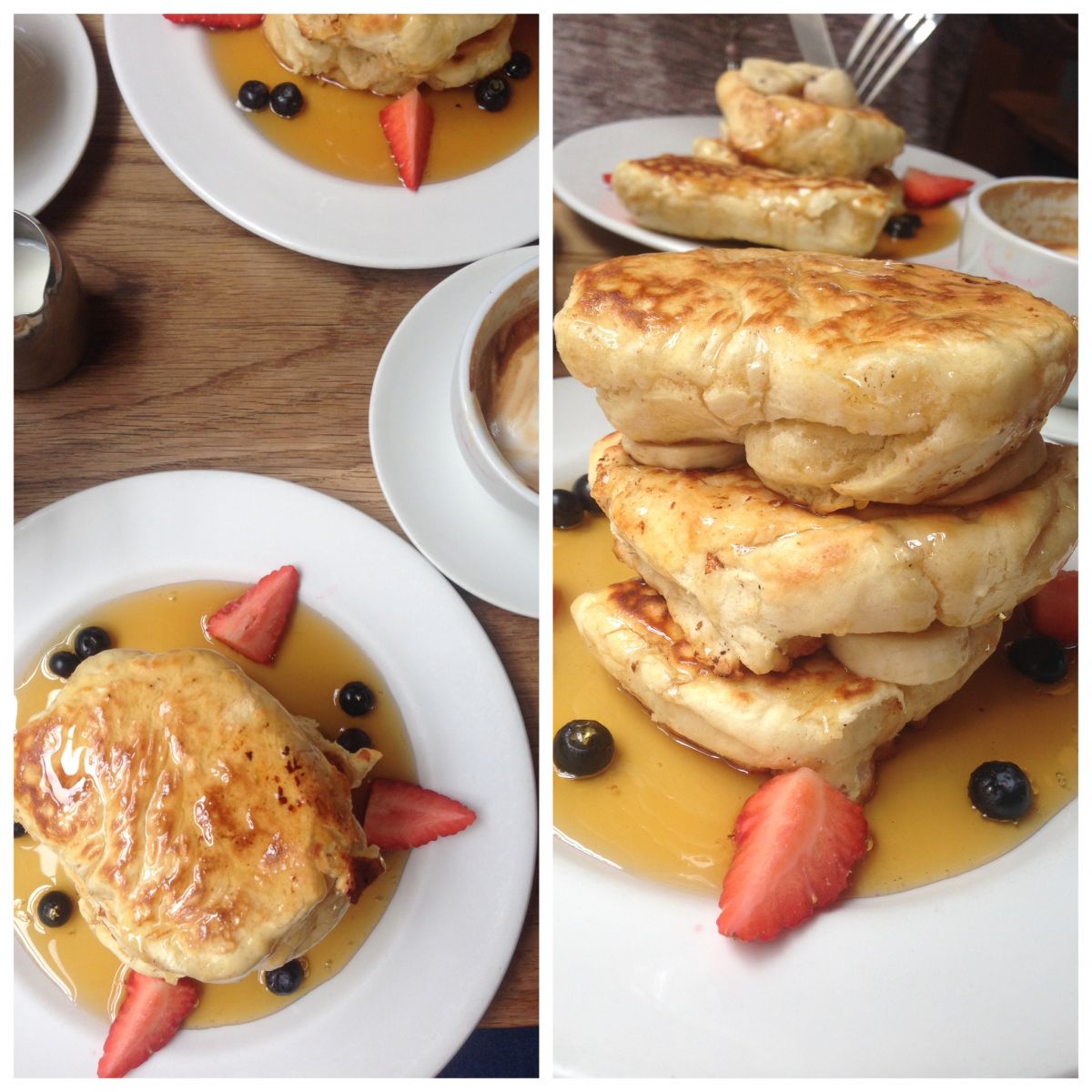 Fruit Pancake Stack at the Wild Cafe in Bath