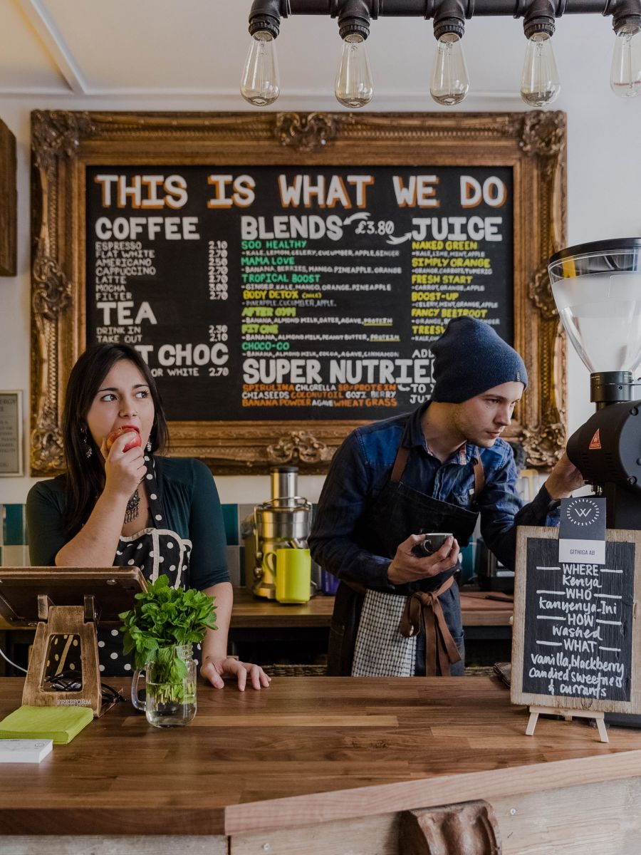 Ana and Jay - Owners of Cascara Cafe and Juice Bar, Bath