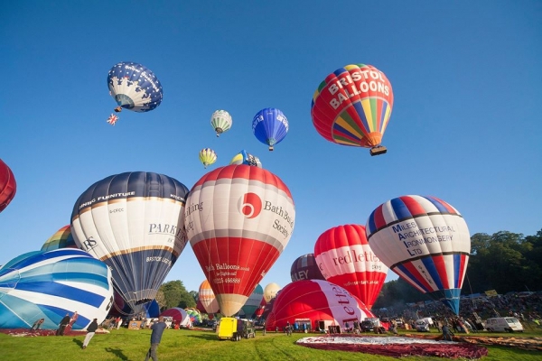 Winter hot air flights with Bath Balloons available now